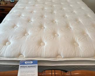 R5 - $150. Link Taylor full-size four poster bed. Very good vintage condition mattress and boxspring are included if you want them.