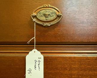 R6 -  $95. Four drawer mahogany chest. Measures 42" x 21.5" x 35.5".  All drawers slide easily. Overall very good condition.