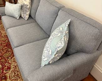 R35 - $600. King Hickory upholstered sofa. Like new in excellent condition. Measures 76" x 34" x 34 inches tall. 