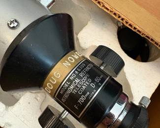R43 -  $40. Model 4. 6309. Astronomical refractor telescope in original box.