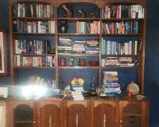 Large wall display cabinet