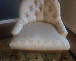 Qty 2 upholstered chairs