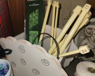 Knitting supplies