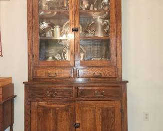 Oak hutch