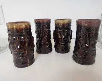 Vintage tiki cups