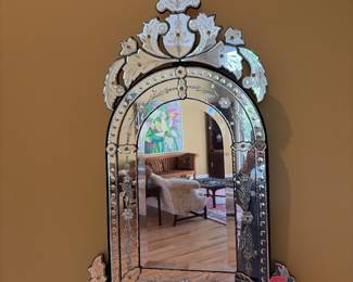 Venetian wall mirror $150