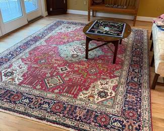 Vintage wool hand-knotted rug approx 8x11 $600