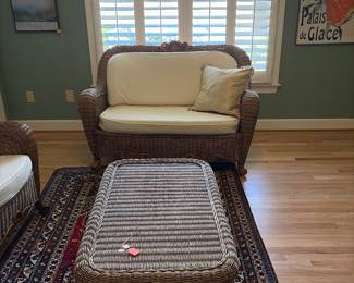 Loveseat $300 table $300 whole wicker set $600