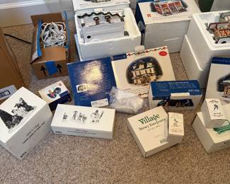 Dept. 56 houses and scenery pieces houses $25-35