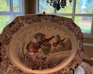 English transfer pheasant plate $100