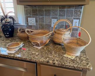 Charleston sweet grass baskets &25-$150