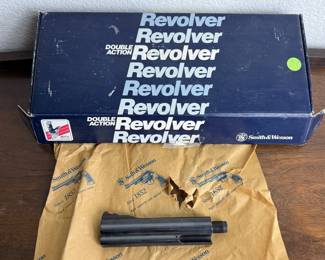 Lot 108 Smith Wesson .357 Magnum Revolver Barrel with SW Box