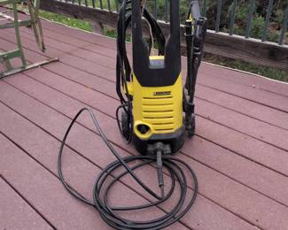 Lot 167 Krcher Electric Pressure Washer with Spray Wand Hose