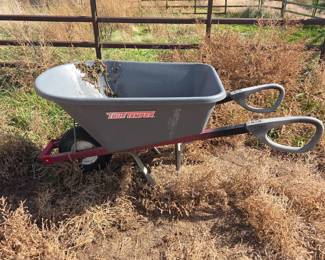 Lot 336 6 cu. ft. Poly Wheelbarrow with Total Control Handles