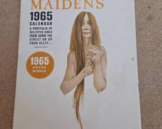 Lot 290 The Maidens 1965 Calendar Portfolio Vintage Illustrated PinUp Art