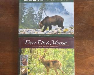 Lot 047 Lot of 2 Stan Tekiela Wildlife Books Bears, Deer, Elk Moose