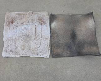 Lot 307 Wool Felt Saddle Pad SherpaFleece Saddle Pad w Foam Interior