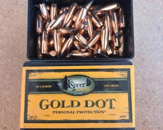 Lot 257 Speer Gold Dot .45 Caliber 230 Grain Bullets 50 Count Box