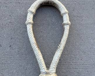 Lot 222 Braided Rawhide Bosal Hackamore Noseband Western Horse Tack