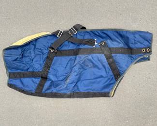 Lot 306 Nylon and Fleece FoalPony Blanket Blue