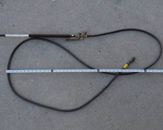 Lot 215 Propane Weed Burner Torch with LP Gas Hose Tank Connector