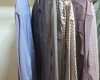 Lot 134 Lot of Roper Mens Western Long Sleeve Shirts Plaid Check Patterns L, XL, 2XL