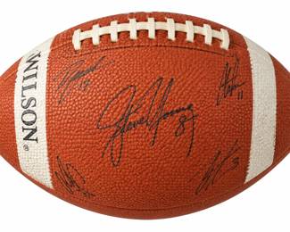Bola de Futebol Americano Autografada