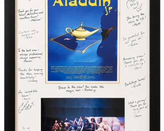 Memorias do Aladdin Cartaz Autografado