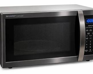 Microondas Sharp Carousel em estudio limpo