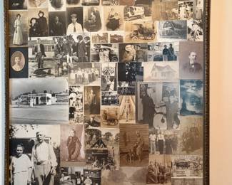 vintage portrait collage