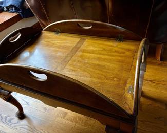 vintage butlers tray table