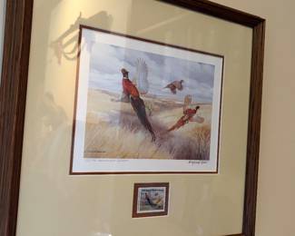 pheasant wall art