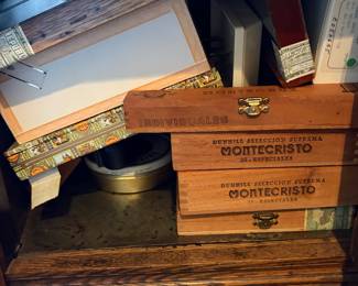 empty cigar boxes