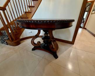 Monarch for Century Round entry table with inlay 48"round x 37”h