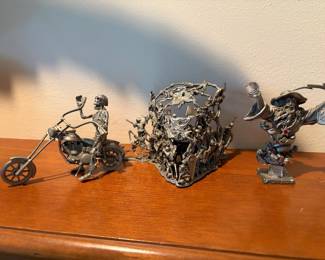 1980s cast pewter figures - dungeons & dragons