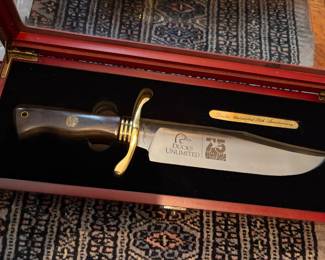 several collectors knives