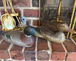 2 vintage duck decoys