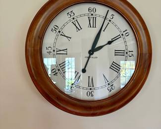 LARGE Ethan Allen wall clock 25” diameter