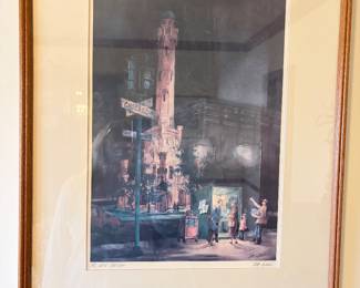 The Late Edition - Tom Lynch watercolor signed print