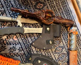 collectors knives / hunting knives