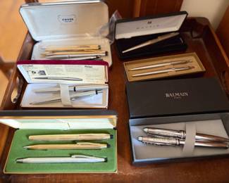 vintage pen & pencil sets