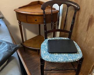 Corner Table, Chair