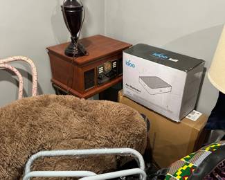 Lamps, Air Mattress, Radio