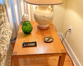 Warm Living Room Table Vignette