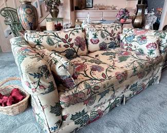 Vintage floral couch
