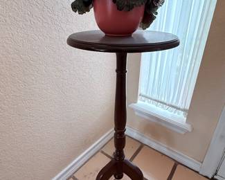 Vintage wood pedestal