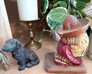Hand carved Mexican figurine