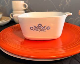 Vintage Corning Ware Blue Corn flower.