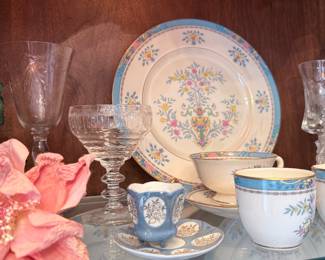 Lennox Blue Tree place setting for 6