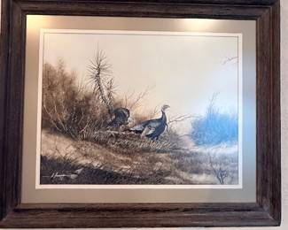 A. Hinojosa signed artwork